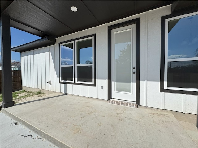 exterior space with a patio area