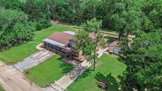 87 Tonkawa Dr, Normangee, TX 77871 - view from above of property