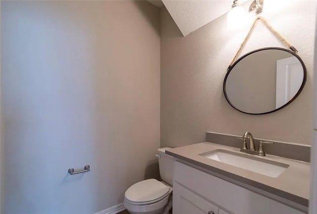 2130 Mountain Wind Loop, Bryan, TX 77807 - half bath with vanity and toilet