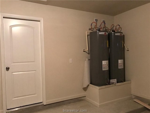 utilities featuring water heater