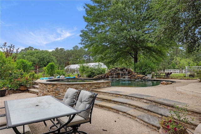 2092 Fm 1486th Rd, Anderson, TX 77830 - view of patio / terrace featuring an outdoor pool