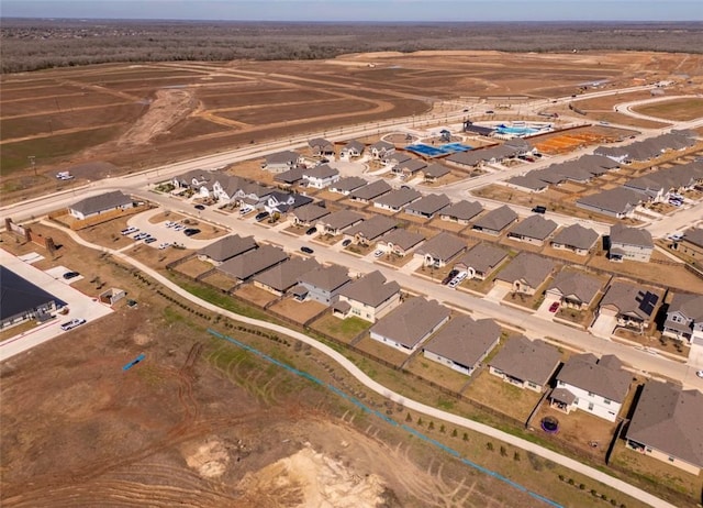 drone / aerial view featuring a residential view