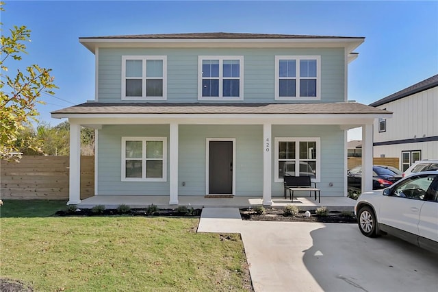 420 Edward St, College Station, TX 77840 - view of front facade with covered porch and roof with shingles