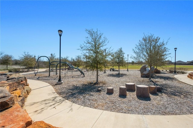 view of communal playground