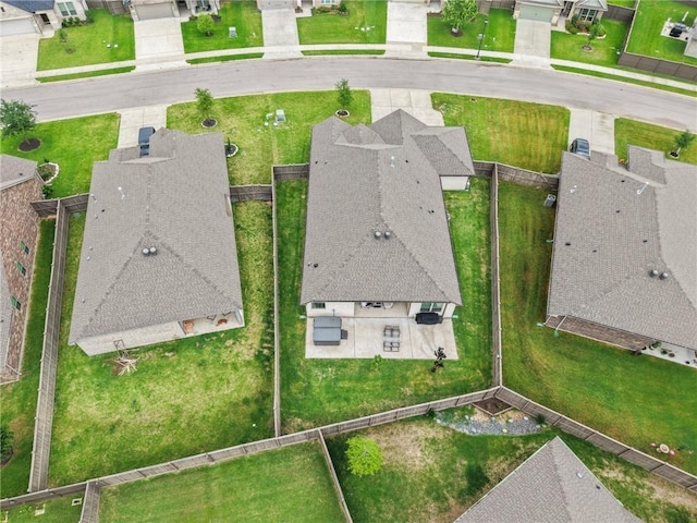 drone / aerial view featuring a residential view