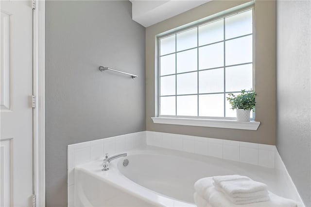 bathroom with a bathtub