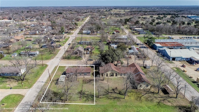 birds eye view of property featuring a residential view