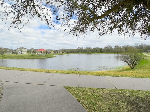 view of water feature