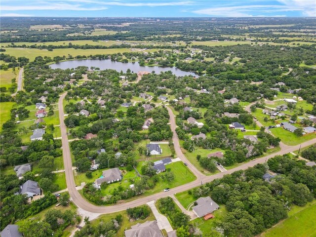 6866 Wooded Dr, College Station, TX 77845 - drone / aerial view of a large body of water