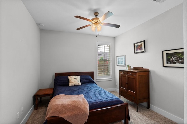 1909 Bareboot Trl, College Station, TX 77845 - bedroom with light colored carpet and ceiling fan