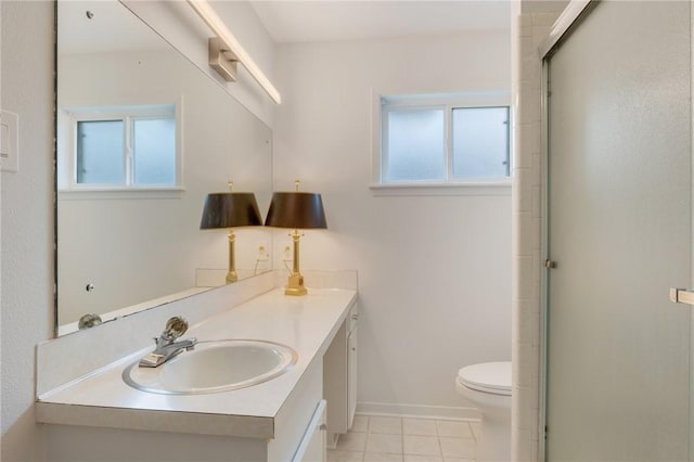 1003 Guadalupe Dr, College Station, TX 77840 - bathroom with vanity, plenty of natural light, and a stall shower