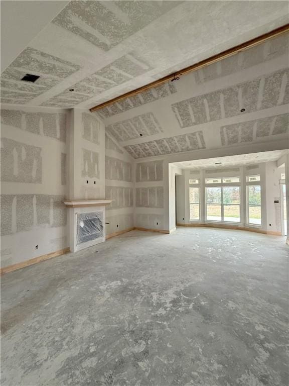 view of unfurnished living room