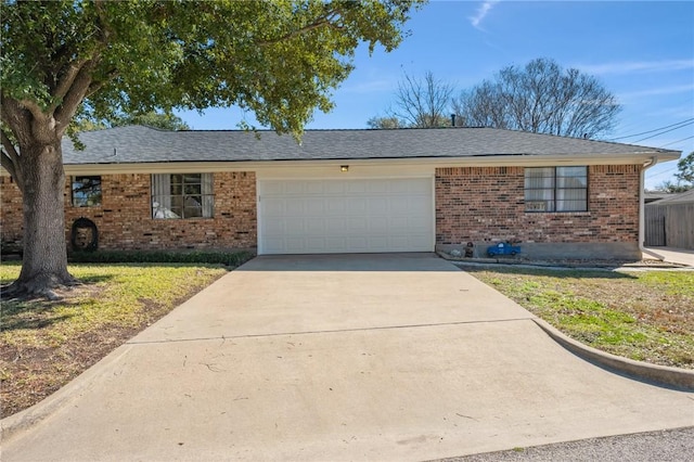 ranch-style house with a garage