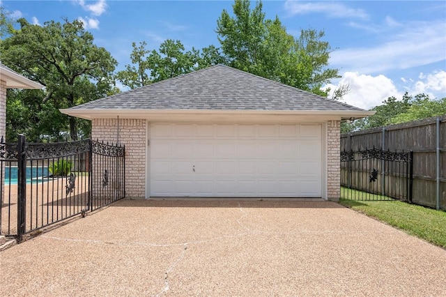 4719 Hunington Dr, Bryan, TX 77802 - view of detached garage
