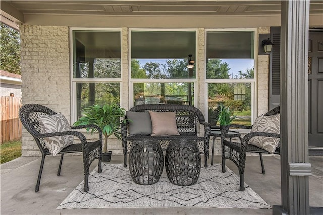 view of patio