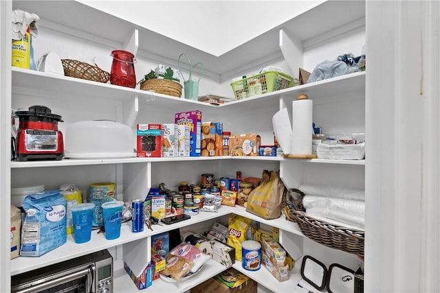 view of pantry