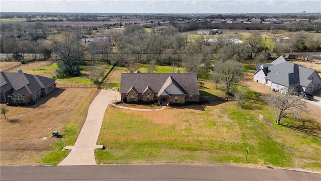 drone / aerial view