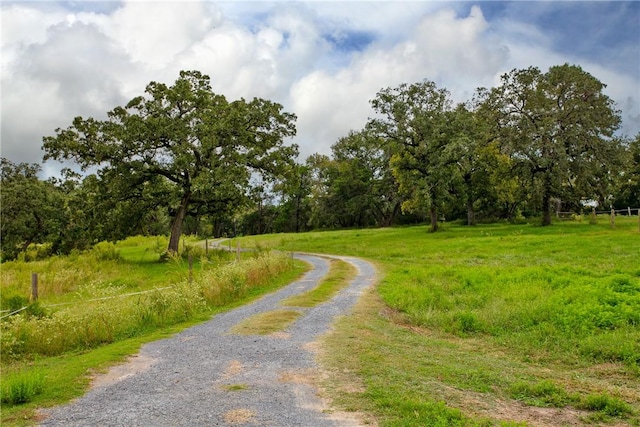 view of road