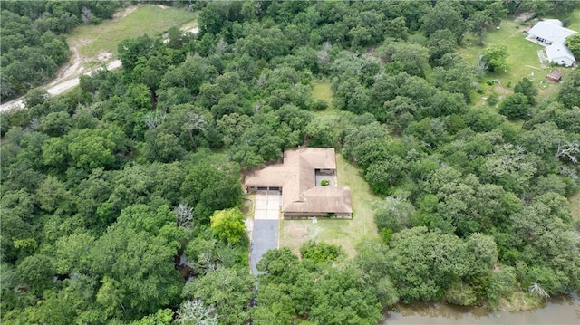 16414 Calumet Trl, College Station, TX 77845 - aerial view of property and surrounding area with a forest