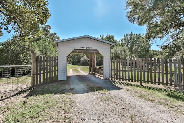 view of gate