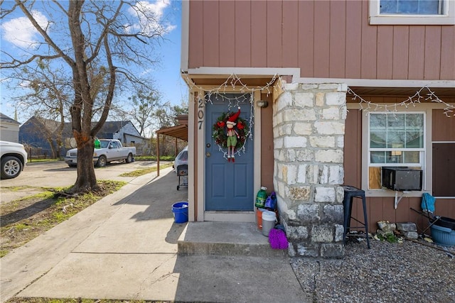 view of entrance to property