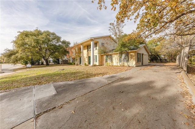 view of front of home