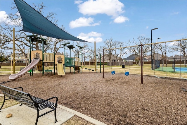 view of communal playground