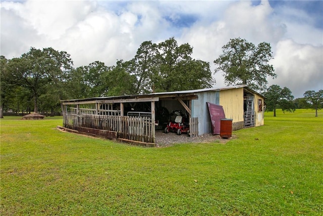 view of stable