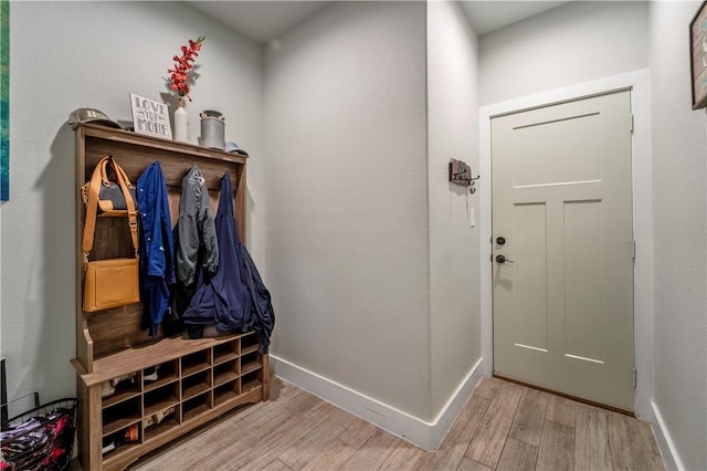 interior space featuring hardwood / wood-style flooring