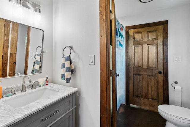 3520 Sykora Rd, Fayetteville, TX 78940 - full bathroom featuring toilet and vanity