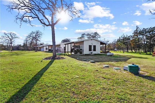 3520 Sykora Rd, Fayetteville, TX 78940 - view of yard