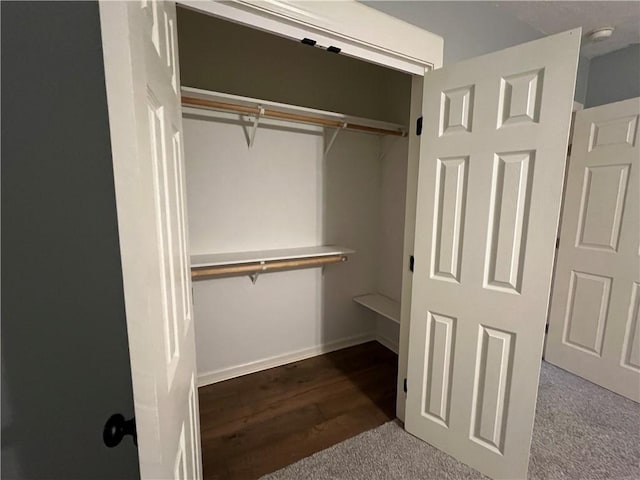 view of closet