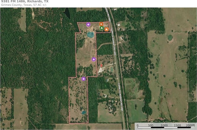 9381 Fm 1486th Rd, Anderson TX, 77830 land for sale