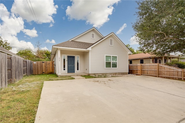 back of property with a patio area