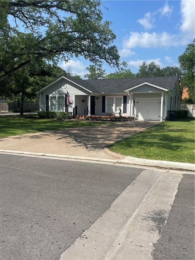 306 Timber St, College Station, TX 77840 - ranch-style home with driveway and a garage