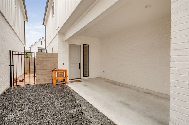 293 Estates Cir, College Station, TX 77840 - view of patio featuring a gate