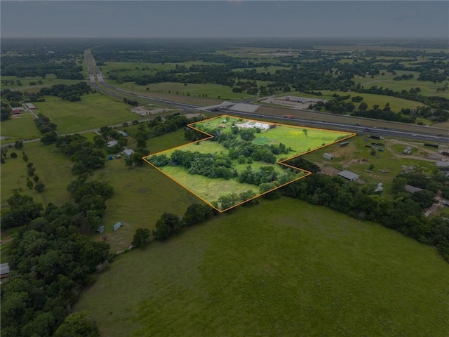 17645 Hwy 6, Navasota, TX 77868 - view of rural area with property boundaries highlighted
