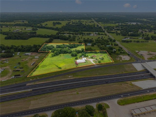 17645 Hwy 6, Navasota, TX 77868 - view of rural area with property parcel outlined