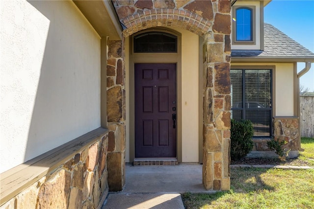 view of property entrance