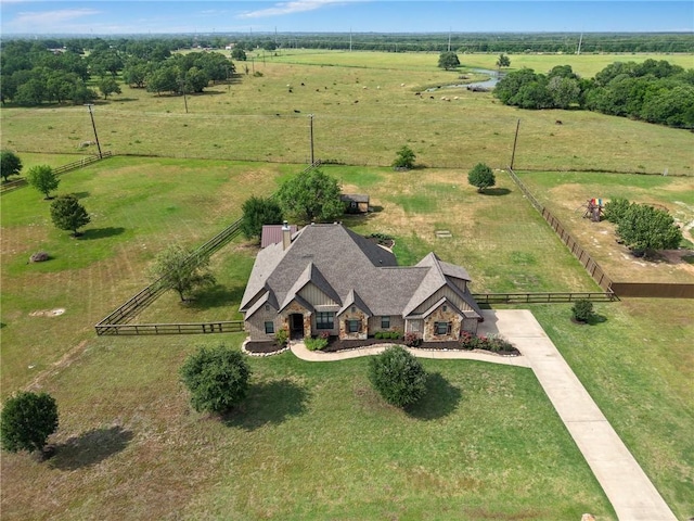 5398 Prairie Dawn Trl, College Station, TX 77845 - bird's eye view featuring a rural view