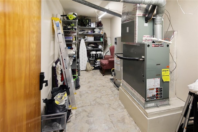 1538 Wolf Run, College Station, TX 77840 - utilities with water heater and heating unit