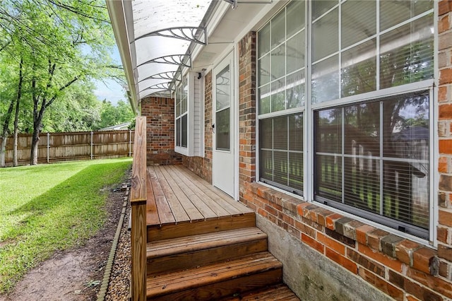 exterior space featuring a lawn