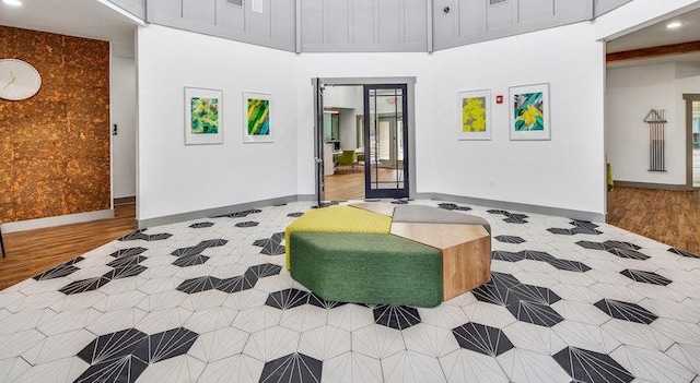 1725 Harvey Mitchell Pkwy S Unit 2433, College Station, TX 77840 - building lobby featuring recessed lighting and a towering ceiling