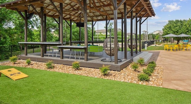 1725 Harvey Mitchell Pkwy S Unit 2433, College Station, TX 77840 - surrounding community with a gazebo