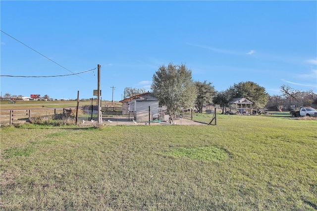 24248 State Highway 6 S, Navasota, TX 77868 - view of yard with a gazebo and a rural view