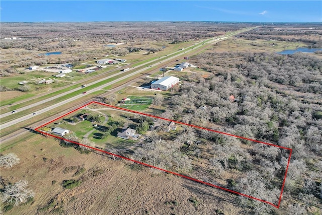 24248 State Highway 6 S, Navasota, TX 77868 - drone / aerial view with a rural view