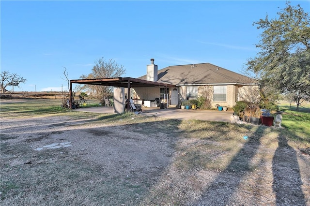 24248 State Highway 6 S, Navasota, TX 77868 - view of front of home with a carport