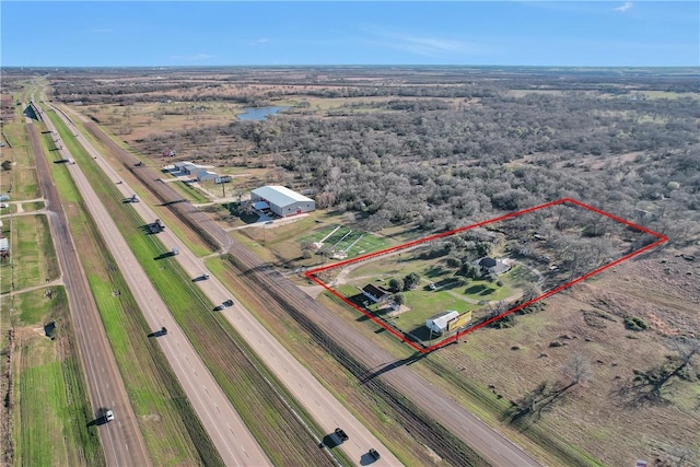 24248 State Highway 6 S, Navasota, TX 77868 - aerial view with a rural view