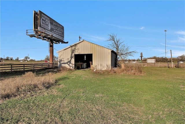 24248 State Highway 6 S, Navasota, TX 77868 - view of outdoor structure with a lawn and a rural view