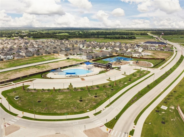 birds eye view of property featuring a residential view